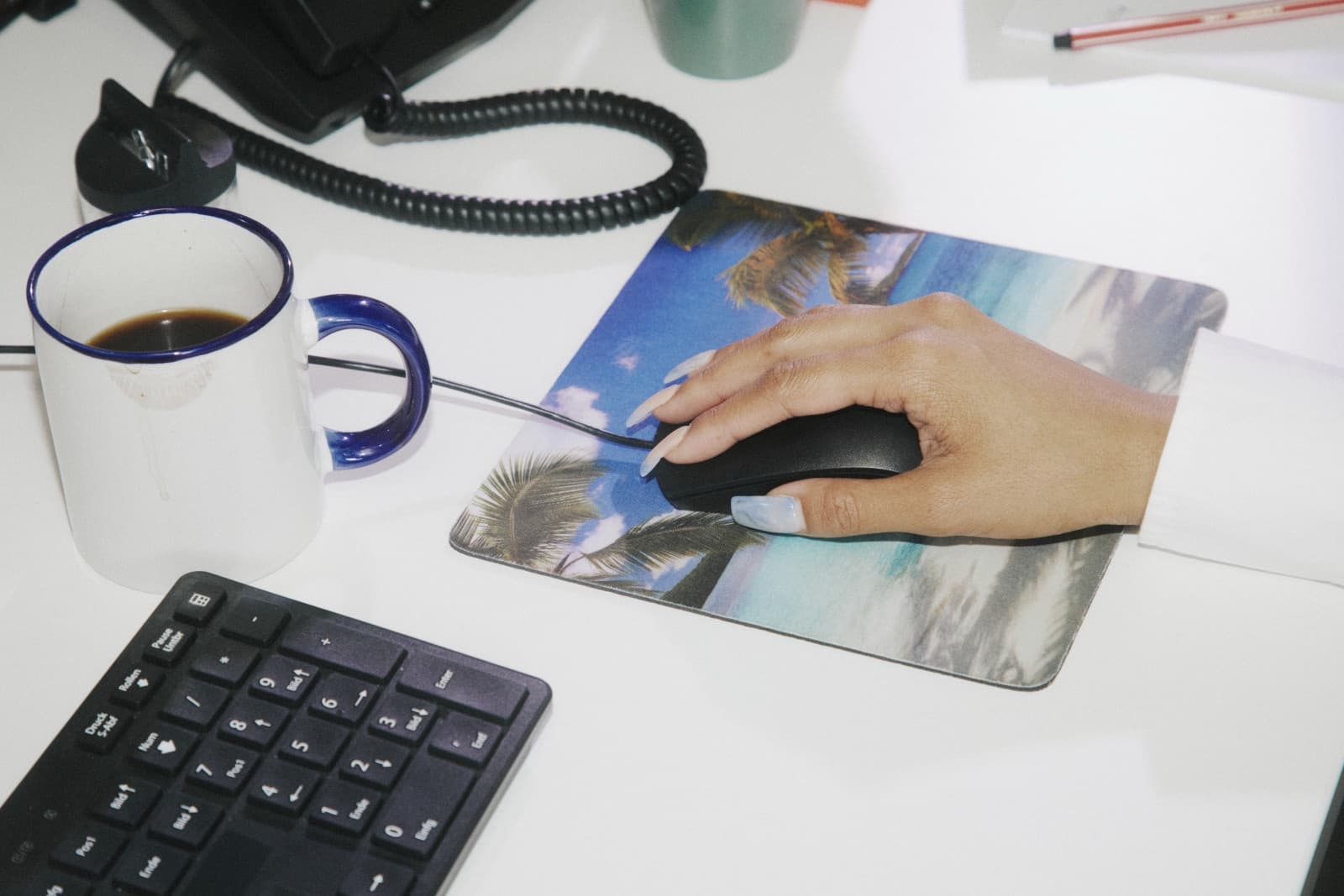 A human tester working through a product journey on a real device